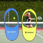 Vermont Tennis Net Targets - Green and Orange Tennis Targets - Carry Bag Included