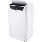 Honeywell 14,000 BTU Portable Air Conditioner for Bedroom, Living Room, Apartment, 115V, Cools Rooms Up to 700 Sq. Ft. with Dehumidifier & Fan, Continuous Drain Option, 24-hour Timer, Remote, White