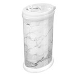 Ubbi Steel Odor Locking, No Special Bag Required Money Saving, Awards-Winning, Modern Design Registry Must-Have Diaper Pail, Marble (10028)