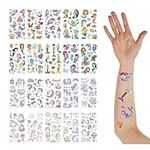 20 Sheet Glitter Tattoos Temporary Tattoos for Applied On Girls and Boys Arm Face Hand Neck Shoulder Back Leg Wrist and Ankle at School Events Christmas to Show Your Personality and Preference