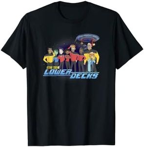 Star Trek: Lower Decks Crew Lineup Poster T-Shirt