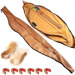 limaity Traditional Bow Bag 60 Inch Longbow Case Bag Arrow Quiver Set for Longbow or Recurve Bow Horse Bow Backpack Case Adjustable Straps (Brown)