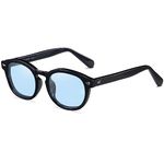 SHEEN KELLY Vintage Round Sunglasses For Women Men Johnny Depp Style Colorful Oval See Through Tinted Lens Pirate Captain