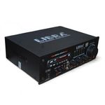 Libra LR-1003 Channel Mosfet Amplifier with Big LED Display/Bluetooth/MIC Input/USB/SD Card Slot/FM Radio/AUX Input/Remote Control & Built-in Equalizer with Bass, Treble & Balance Control