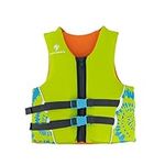 AKONA Youth Neoprene Life Jacket for Boys, Transport Canada Approved, Rated for Children Weighing 50-90 Pounds