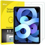 JETech Screen Protector for iPad Air 5/4 (10.9-Inch, 2022/2020 Model, 5th/4th Generation), Tempered Glass Film, 2-Pack