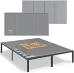 Drwwi Bunkie Board King 10mm(76” x 80”), Folding Mattress Support Board for Metal Bed Frame, Anti-Sag, Non-Slip Base & Noise-Free,Grey