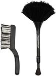 Fuller Brush Electronics Dusting Brush Set – For Laptop, Screen, Keyboard, TV – Dual Ended Duster With Microfiber And Goat Hair + Mini Bench Brush Duster With Polystatic Fibers