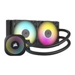 Corsair iCUE Link Titan 240 RX RGB Liquid CPU Cooler – 240mm AIO – 2X RX120 RGB Fans Included – Fits Intel LGA 1851/1700, AMD AM5/AM4 – iCUE Link System Hub Included – Black