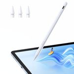 Upgraded Stylus Pen for iPad (2018-2023) USB-C Fast Charging Pencil, Palm Rejection Tilt Sensitivity Compatible with Apple iPad Air 5/4/3, iPad 10/9/8/7/6, iPad Pro 12.9″/11″, iPad Mini 6/5