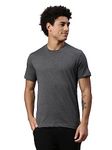 Levi's Men's Plain Regular Fit T-Shirt (PR679713_Dark Grey Melange M)