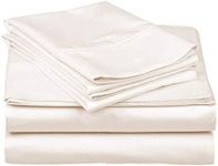 ARlinen 4PCs Bed Sheets - RV Bunk Bed Sheets 42x80-100% Egyptian Cotton RV Bunk Sheets - 400 TC Breathable - Soft Bed Sheets - Fits Upto 10" Deep Pocket - RV Bunk Sheets - Ivory Solid