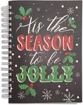 A-Z Christmas Address Book with Tabs, The Season to Be Jolly (6.5 x 9 in, 208 Sheets)