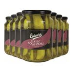 Epicure Classic Pickle Spears, Sweet & Sour Flavours, 670 g (Pack of 6)