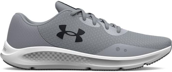 Under Armour Men's Ua Charged Pursuit 3 Running Shoe, Mod Gray Mod Gray Black, 10.5 US