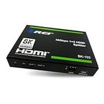 OREI 8K HDMI Splitter 1 in 2 Out, D