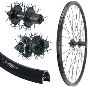 Aggro-X Hinterrad 28 Zoll Disk 6-Loch Scheibenbremse Laufrad MTB 19-622 8-10 Fach TX506 Hohlkammer schwarz