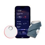 Owlet Dream Sock® - Smart Baby Monitor - Track Live Pulse (Heart) Rate, Oxygen in Infants - Bedtime Blue