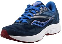 Saucony Women's Cohesion 15 Running Shoe, Navy, 8