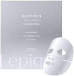 Lepique GLASS SKIN 14Days Miracle Collagen Mask 42g x 4ea - Ultimate Overnight Mask, Highest Serum Content - Hyaluronic Acid, Niacinamide Serum, Korean Face Mask, Collagen Face Mask