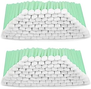 200pcs 5.11" BVN Bastoncillos de Limpieza, Kits de Bastoncillos de Espuma para Impresoras de Inyección de Tinta, Cabezales de Impresión, Cámaras, Lentes Ópticos y Equipos Ópticos, Verde.