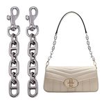 UNICRAFTALE 2Pcs Bag Extender Chains Alloy Purse Chain Strap 12cm Gunmetal Crossbody Shoulder Bag Strap Extender Chains with Swivel Eye Bolt Snap Hook for Bag Straps Replacement Accessories