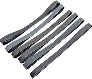 12 PCS 2 x 72 Inch Silicon Carbide Sanding Belts Assortment- 80, 120, 240, 400, 800, 1000 Grits Premium Sander Belts For Knife Sharpening and Metalworking