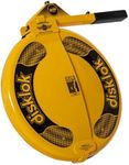 Disklok Steering Wheel Lock 'Gold Edition' for Left-Hand-Drive cars - Size Small - 35-39cm - Yellow