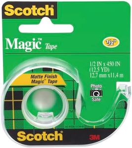 Scotch Magic Tape, 1 Roll, Numerous Applications, Invisible, Engineered for Repairing, 12.7mm x 11.4m, Dispensered (104)