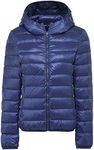 Flygo Women's Lightweight Hooded Do