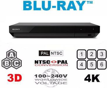 Sony 4K UHD Multi-Region Blu-ray DVD Player – 2D/3D, Wi-Fi, USB, HDMI