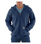 Carhartt Men's Loose Fit Midweight Full-Zip Sweatshirt, New Navy, XXL