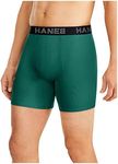 Hanes Ultimate Men's Total Support Pouch Boxer Brief, Assorted Dyed, Large (Pack of 4)