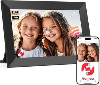 UCMDA Frameo Digital Photo Frame, WiFi 10.1" Digital Picture Frame | 1280x800 HD IPS Touch Screen | Video/Music Playback | Remote-Calendar Alarm | Auto Rotate | Wall Mountable | 32GB | USB/SD