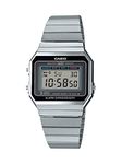 Casio Men's A700W-1ACF Classic Digital Display Quartz Silver Watch, Silver, 35.5 mm, Classic