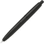 Pilot Capless Medium Retractable Fountain Pen Graphite - Matt Black