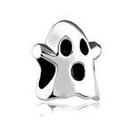 LSxAB Spooky Night Halloween Ghost Charm Compatible with Pandora Bracelets