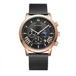 Giordano Analog Stylish Watch for Men & Boys Water Resistant Fashion Watch Round Shape with Multi-Functional Wrist Watch to Compliment Your Look/Ideal Gift for Male - GZ-50056