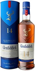 Glenfiddich 14 Year Old Bourbon Barrel Single Malt Scotch Whisky 700 ml