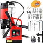 Portable Electric Mag Drill Press - Powerful 2922lbf, 1300W, 1.6" Boring Diameter, Variable Speed, 810RPM.