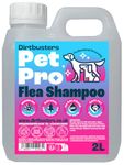Dirtbusters Pet Pro Flea Shampoo For Dogs (2L) Natural Cedarwood Oil Enriched Dog Flea Shampoo For Professional Dog Grooming, Itchy & Sensitive Skin, Wash Away Dirt, Flea's & Ticks