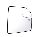 FL3Z17K707L Side Heated Mirror Glass, Left or Right, Replacement for Ford F150 2015-2020, Side View Convex Mirror Glass (right)