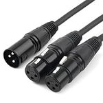 tisino XLR Y-Splitter Cable, Dual F