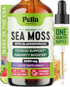 Irish Sea Moss Raw Organic Tincture, 2 fl. oz, Natural Liquid Sublingual Drops and Advanced Superfood, Immunity Booster with Joint, Digestion, and Thyroid Support