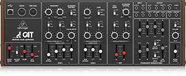 Behringer CAT Legendary Paraphonic Analog Synthesizer with Dual VCOs, 4 Mixable Waveforms, External Signal Processor, 16-Voice Poly Chain and Eurorack Format, Compatible with PC and Mac