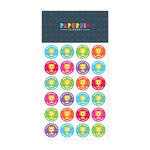 PAPERZIP - Personalised Teacher Trophy Rewards – 48 Stickers for Children, Teachers, Parents