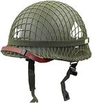 Perfect WW2 US Army M1 Green Helmet Replica with Net/Canvas Chin Strap DIY Painting Paintball Helmets