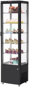 GarveeHome Commercial Display Refrigerator - ETL Certified, 10.52 Cu.Ft. Upright Beverage Cooler With Led Light, Auto Defrost & Air-Cooling for Home, Store, Gym, Office, Cafe Restaurant, Black