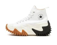 Converse Run Star Motion Platform Trainers, White Black Gum, 8.5 Women/7 Men