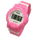 English Talking Wrist Watch Electronic Sports Watches with Alarm, with Pink Ruber Strap